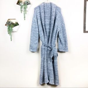 Barefoot dreams blue cozy chic adult robe